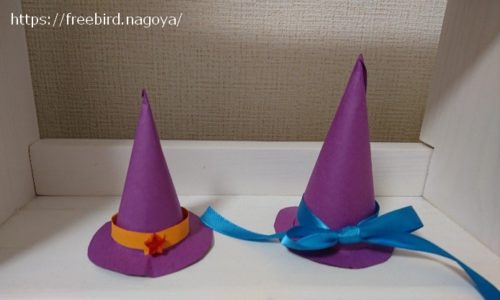 ハロウィンに魔女の帽子